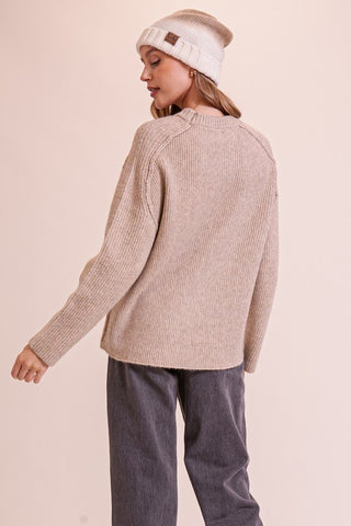 Knitty And Gritty Ribbed Sweater