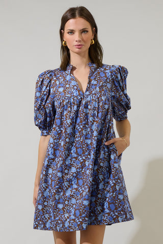 A Secret Garden Floral Babydoll Dress