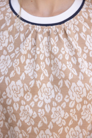 Rosy Romance Short Sleeve Sweater