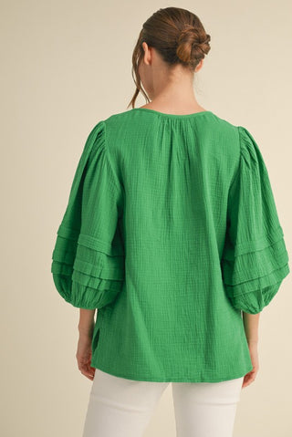 Chic Charm Gauze Top