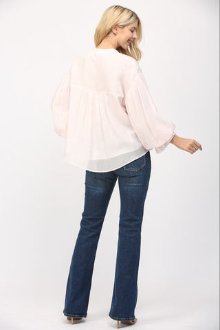 Striped Button Me Up Blouse