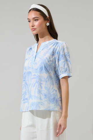 Cloud Nine Blooms Floral Top