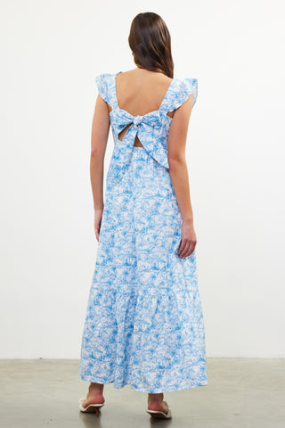 Printed To Perfection Midi Dress