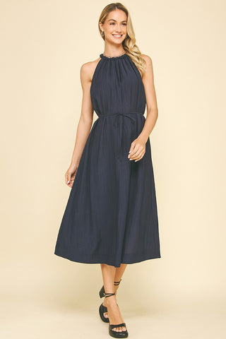 Tied To Perfection Midi Dress