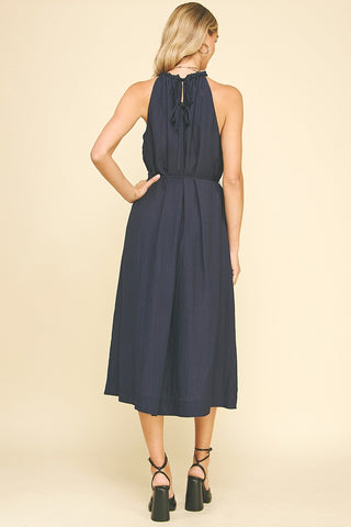 Tied To Perfection Midi Dress