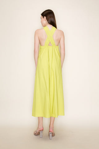 In The Limelight Halter Midi Dress