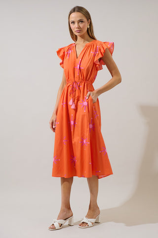 Karani Starburst Tiarna Midi Dress