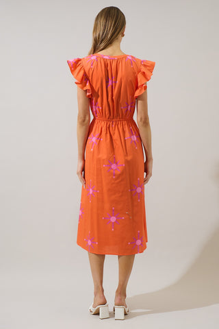 Karani Starburst Tiarna Midi Dress