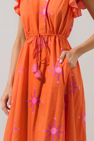 Karani Starburst Tiarna Midi Dress