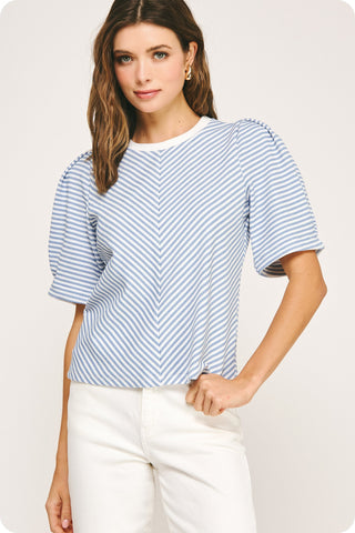 Hooked On Herringbone Knit Top