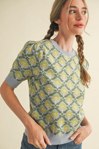 Made To Bloom Floral Sweater