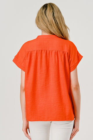 Orange Blitz Top
