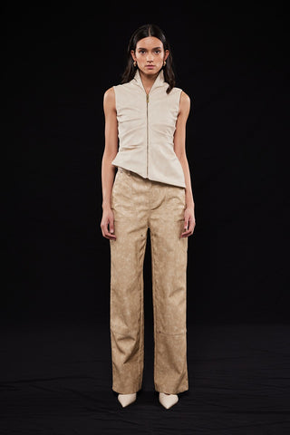 Forever Pleather Asymmetric Top