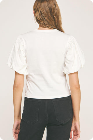 Be White Back Top