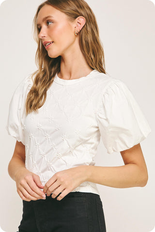 Be White Back Top