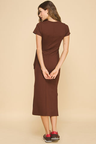 All Tied Up Midi Dress