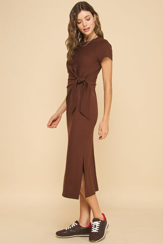 All Tied Up Midi Dress
