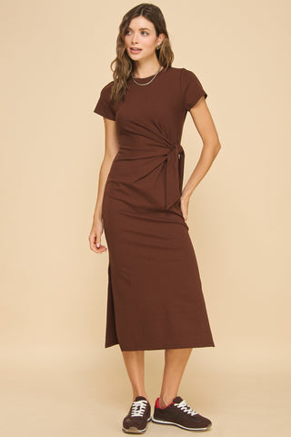 All Tied Up Midi Dress