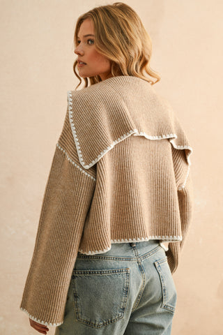 All Stitched Up Sweater Cardigan