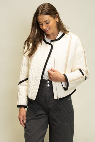 Warmly Wrapped Quilted Jacket