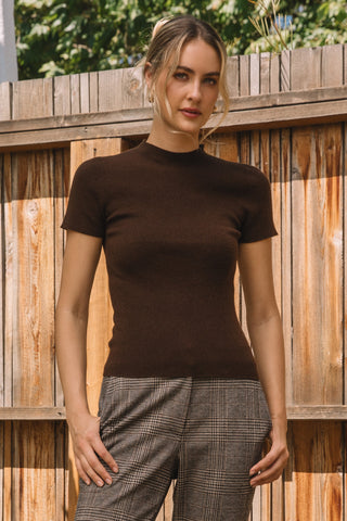 Knit Pick Short Sleeve Sweater