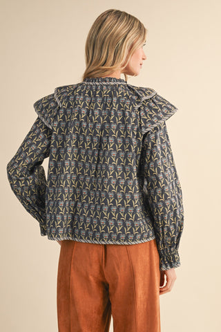 Tie Away Floral Top