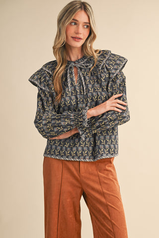 Tie Away Floral Top