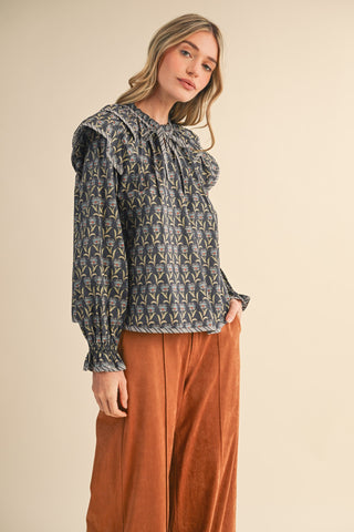 Tie Away Floral Top