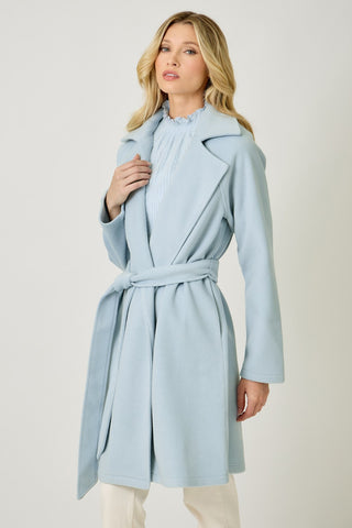 The Cozy Code Tie Waist Robe Coat