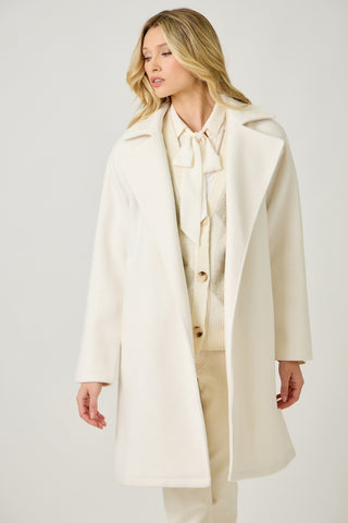 The Cozy Code Tie Waist Robe Coat
