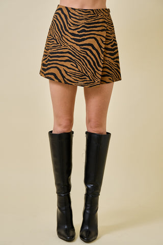 Hear Me Roar Asymmetric Skort