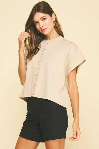 The Buttoned Beauty Sweater