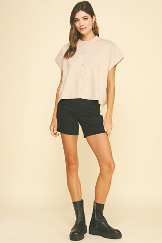 The Buttoned Beauty Sweater