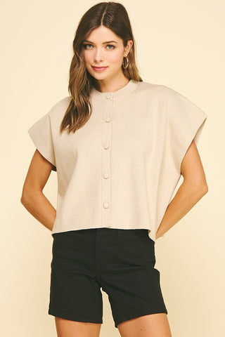 The Buttoned Beauty Sweater