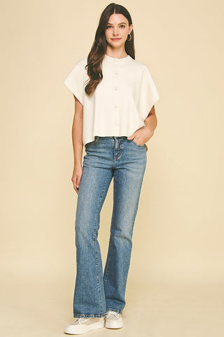 The Buttoned Beauty Sweater