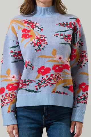 Wildflower Whisper Floral Sweater