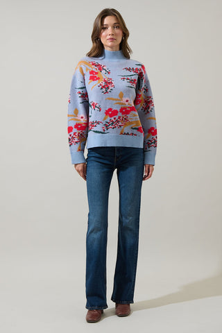 Wildflower Whisper Floral Sweater