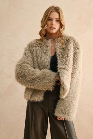 Layered In Luxury Fur Jacket
