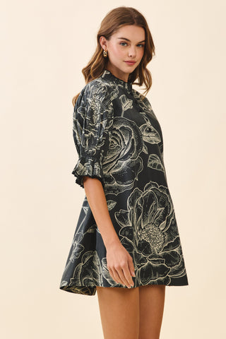 Petal Pusher Floral Dress