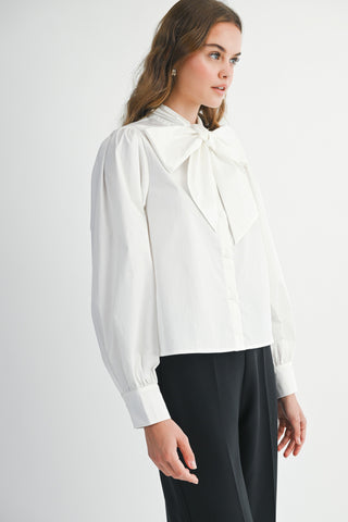 Bow My Gosh Button Up Blouse