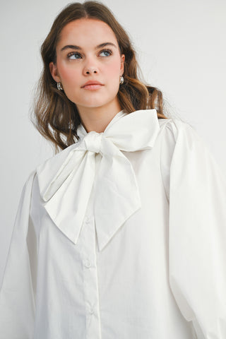 Bow My Gosh Button Up Blouse