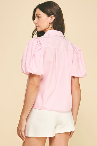 Front and Center Puff Sleeve Top