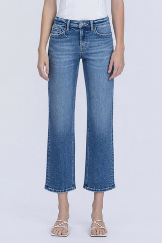 Flying Monkey Melissa Mid Rise Ankle Straight Jeans