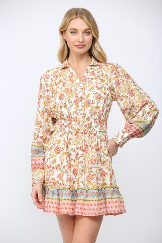 Bloom Service Tie Waist Dress