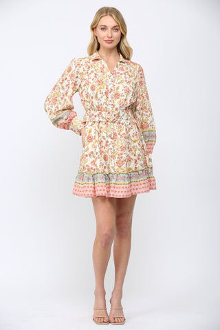 Bloom Service Tie Waist Dress