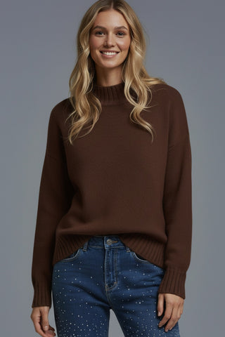 Stay Grounded Mock Neck Sweater