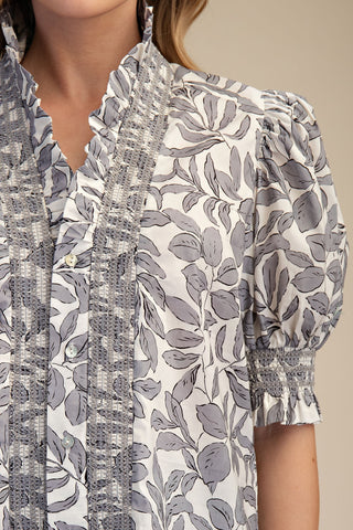 Ruffle Me This Floral Top