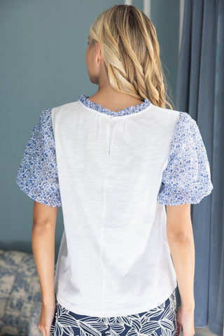 Daydreaming In Blue Top