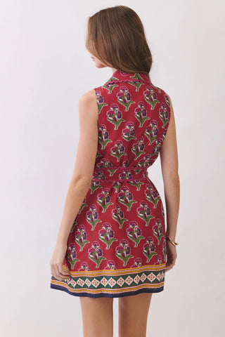 Berry Blooms Mini Dress