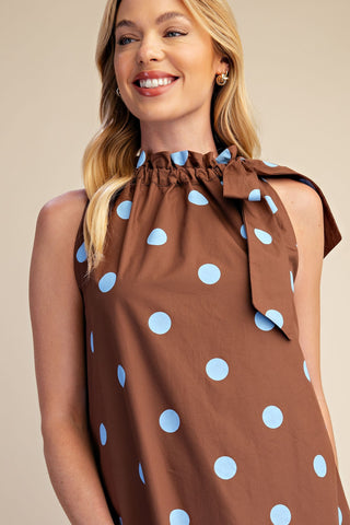 Dottie By Nature Polka Dot Midi Dress